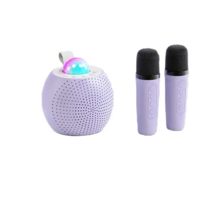Mikrofon za decu karaoke bluetooth ljubičasta 004